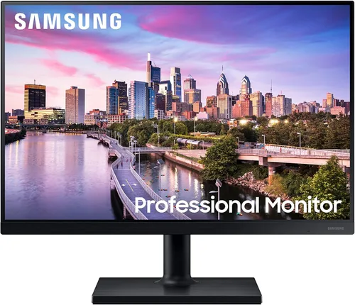 Miniatura 9 de SAMSUNG Monitor de computadora FHD 1080p serie FT45 de 24 pulgadas, 75Hz, panel IPS, HDMI, DisplayPort, concentrador USB, altavoces incorporados