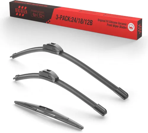 Miniatura 30 de BERG REGEN - Repuesto para limpiaparabrisas de silicona de 16, 14 y 14 pulgadas para Toyota FJ Cruiser 2007-2014, hojas para todo tipo de clima