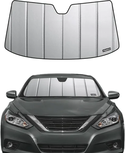 Miniatura 8 de Pigenius Parasol de parabrisas para Nissan Altima Sedan 2013-2018, acabado plateado metálico