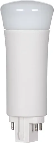 Satco S29860 9W LED PL 4 pines; 4000 K; 1000 lúmenes; base G24q; 10 bombillas compatibles con California que reemplaza a S9860