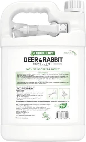 Miniatura 10 de Repelente en aerosol Liquid Fence, para ciervos y conejos, listo para usar, HG-71126, paquete de 1