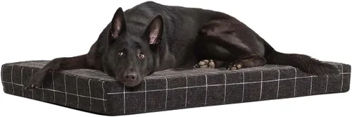 Miniatura 10 de Barkbox Cama ortopédica para perros con espuma viscoelástica, comodidad premium para perros y cachorros, cama para perros para alivio de las Gris