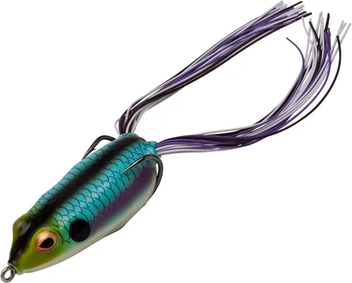 Miniatura 4 de BOOYAH Pad Crasher Topwater Bass Pesca Hueco Cuerpo Rana Señuelo con ganchos sin malas hierbas