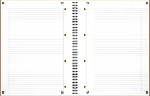 Miniatura 9 de Oxford International - Cuaderno activo con tapa de polietileno A4+, rayas estrechas con margen y perforado, incluye divisor reposicionable, 80