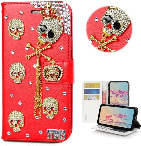 Miniatura 39 de Bling Wallet - Funda para teléfono compatible con Samsung Galaxy Z Fold 3 5G, elegante, hecha a mano, 3D, hecha a mano, ballet, pintalabios, tacón