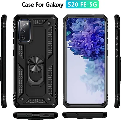 Miniatura 2 de Funda para Samsung Galaxy S20 FE, Funda Galaxy S20 FE 5G, con protector de pantalla, [grado militar] cubierta probada contra caídas de 16 pies