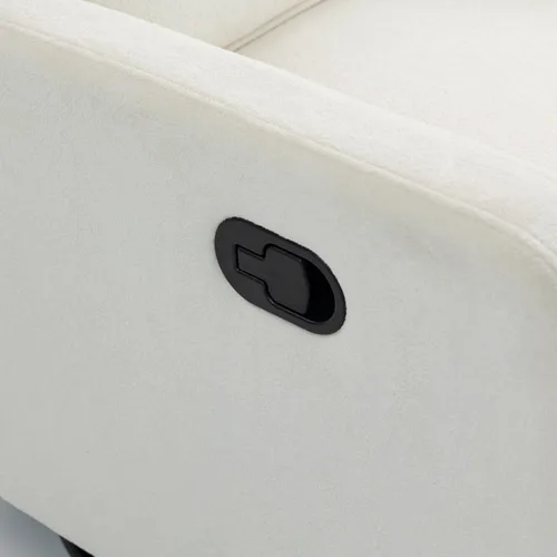 Miniatura 5 de Mecedora giratoria de 360° para cuarto de bebé, silla reclinable para cuarto de bebé, silla mecedora giratoria manual con respaldo alto, sillón