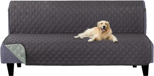 Miniatura 108 de U-NICE HOME Funda de sofá reversible para perros con correas elásticas, resistente al agua, protector de muebles para mascotas, funda de sofá