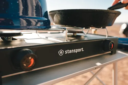 Miniatura 4 de Stansport Estufa de propano de 2 quemadores