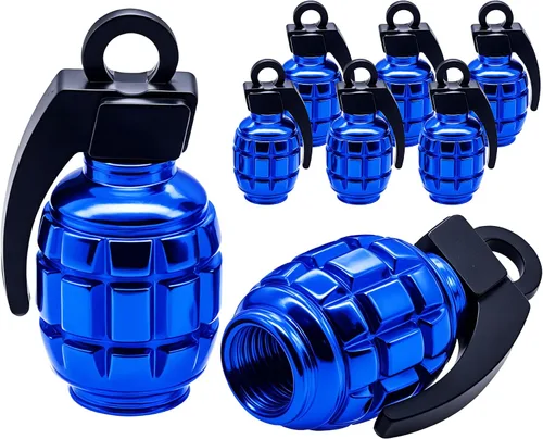 Miniatura 22 de 6 tapas de válvula de neumático, cubiertas universales de válvula de neumático de aleación de aluminio para automóviles, camiones, SUV, Rojo
