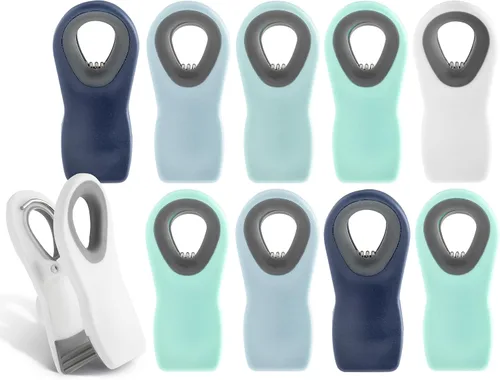 Miniatura 44 de COOK WITH COLOR Clips para bolsas de chips con imán para almacenamiento de alimentos con agarre hermético para bolsas de pan, bolsas de aperitivos