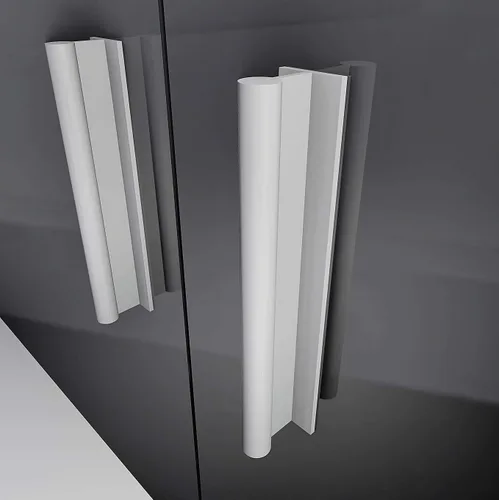 Miniatura 7 de HRX - Manija de puerta autoadhesiva para puerta, fácil de instalar, sin tornillos, despegar y pegar en vidrio, madera, metal, plástico, perilla