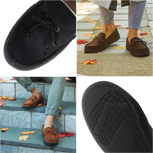 Miniatura 5 de isotoner - Mocasín de espuma viscoelástica con puntada de gel para hombre