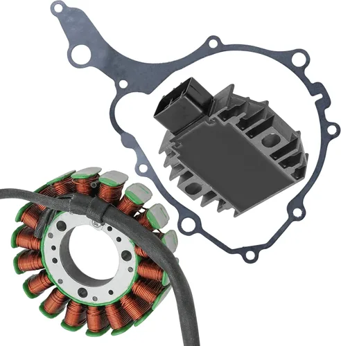 Miniatura 7 de Caltric Junta rectificadora de regulador de estator compatible con Yamaha Raptor 250 Yfm250R Yfm 250R 2008-2013
