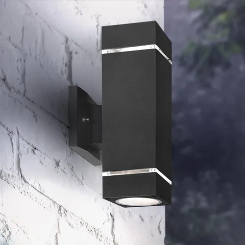 Miniatura 14 de ASD 2 lámparas de iluminación exterior del atardecer al amanecer, 120 W, cilindro E26 hacia arriba y hacia abajo, luz de pared moderna