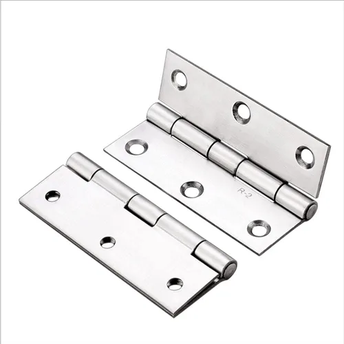 Miniatura 2 de Medsuo 2 bisagras de puerta plegables de acero inoxidable de 3 pulgadas con 12 tornillos de acero inoxidable para puerta, tapa de caja de madera