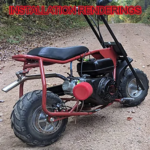 Miniatura 6 de GOOFIT Filtro de aire limpiador de 1.496 pulgadas de alto rendimiento de esponja de repuesto para XR50 CRF50 XR CRF 50 4 tiempos 50cc 70cc 90cc