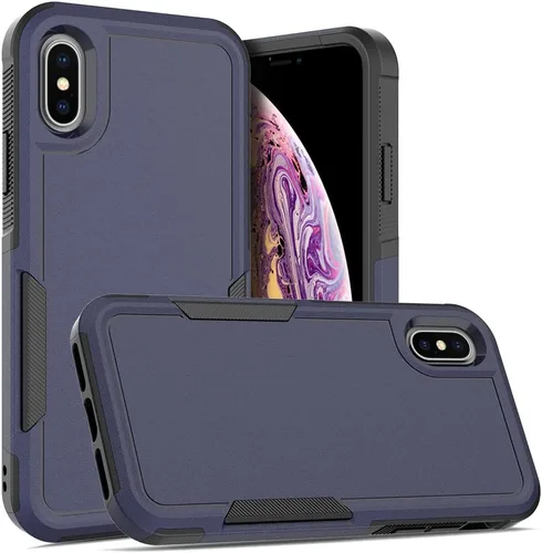 Miniatura 27 de Funda WOGROO para iPhone 8 Plus, iPhone 7 Plus de 5.5 pulgadas, funda protectora para teléfono a prueba de golpes, fuerte y duradera, color negro