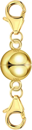 Cierres magnéticos para collar de 14K Oro y cierres 925 Plata de Ley Doble Cierre de Langosta Cierres magnéticos de joyería para collares