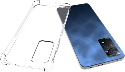 Miniatura 3 de USTIYA Funda para Redmi Note 11 Pro 5G Clear TPU Cuatro Esquinas Cubierta Protectora Transparente Suave Funda