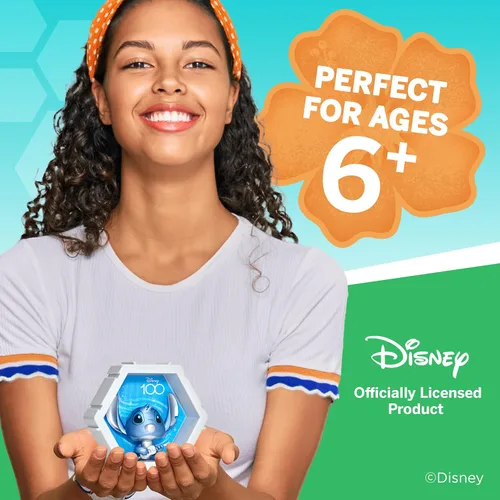 Miniatura 7 de WOW! PODS 4D Disney 100 - Stitch - Coleccionable aniversario de Disney de cien años, relleno de cesta de Pascua, figuras de acción, regalos
