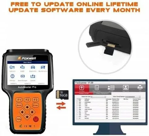 Miniatura 4 de FOXWELL NT680 Pro OBD2 escáner - Herramienta de escaneo de diagnóstico, escáner de coche de sistema completo - Lector de código de servicio