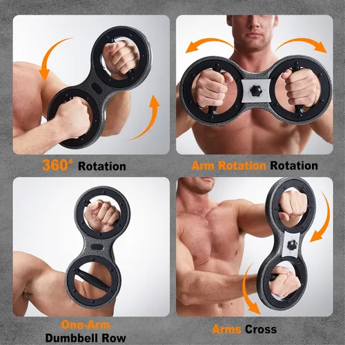 Miniatura 3 de HOTWAVE Burn Machine Plus – Upgraded 360° Rotating Shoulder Machine, Arm Trainer with Enlarged Inner Ring, Heavy-Duty Steel Build, Portable Home Gym