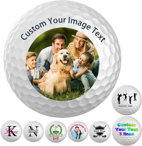 Miniatura 20 de Pelotas de golf personalizadas con logotipo de nombre de imagen para hombres y mujeres, puedes personalizar padrinos de boda únicos, regalo