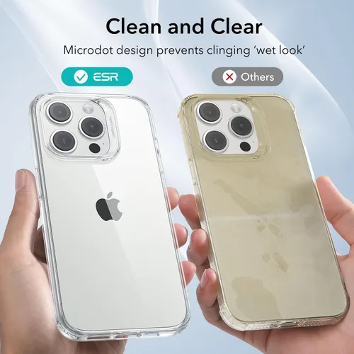 Miniatura 7 de ESR Funda Transparente para iPhone 14 Plus, Funda de Silicona Delgada a Prueba de Golpes, Resistente al Amarilleo, Funda de Teléfono TPU