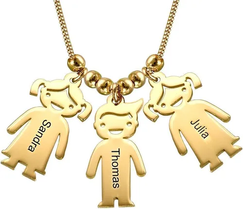 Miniatura 9 de Collar con colgante de amuleto grabado hecho a mano para niño o niña - Amuletos personalizados hechos a medida para niños - Regalo de joyería