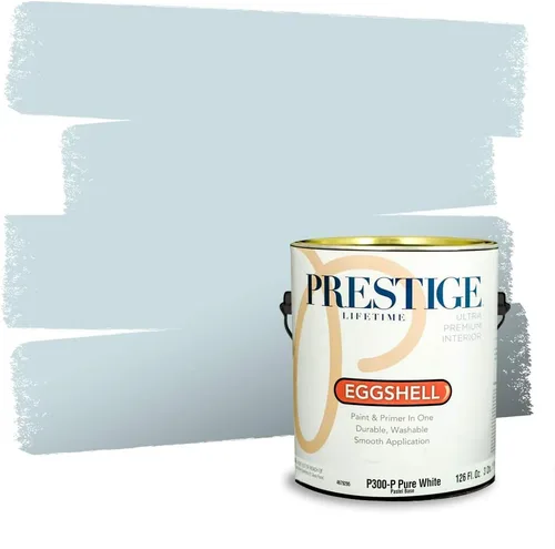 Miniatura 70 de Pintura Exterior + imprimación PRESTIGE, todo-en-uno, 1 galón, acabado mate, color comparable al Valspar* Royal Gray* VS151-Gris real