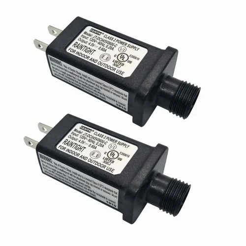 Miniatura 9 de Controlador LED de 4.5 V, transformador LED clase 2, fuente de alimentación IP44 impermeable de bajo voltaje, enchufe de EE. UU. para luz