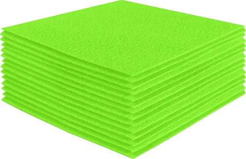 Miniatura 32 de FabricLA Hojas de fieltro acrílico para manualidades, cuadrados de fieltro precortados suaves de 4 x 4 pulgadas (3.9 in x 3.9 in), utiliza hojas