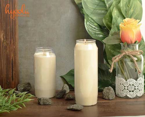 Miniatura 4 de Hyoola Velas blancas de oración de 7 días, 1 paquete, velas de pilar de 6 pulgadas de alto para religiosas, conmemorativas, decoración de fiestas