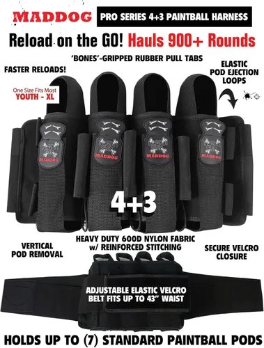 Miniatura 3 de Maddog Pro arnés para Paintball