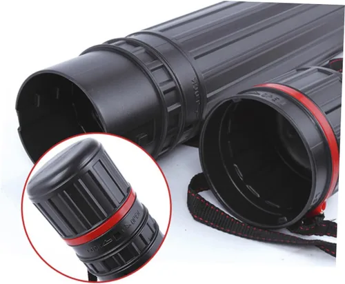 Miniatura 3 de TEHAUX Tubo de almacenamiento telescópico de plástico extensible para documentos y ilustraciones Carteles de diseño ligero y de doblez y pliegue