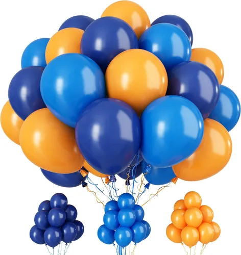 Miniatura 20 de Paready - Globos negros y dorados, 60 globos de 12 pulgadas de confeti dorado, globos de látex para fiestas con cintas para cumpleaños, graduación