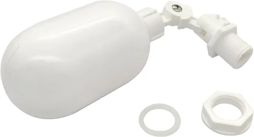 Miniatura 5 de Válvula de bola flotante de 1/4 de pulgada de conexión rápida de plástico ajustable tanque de agua válvula de control de nivel (paquete de 3)