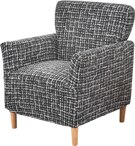 Miniatura 41 de Fundas de jacquard para sillón de banquete, fundas suaves para sillón, fundas elásticas de 1 pieza para sala de estar, funda antideslizante