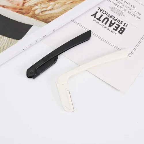 Miniatura 5 de The STAG Paquete de 4 maquinillas de afeitar para cejas y faciales multiusos - Maquinilla de afeitar facial Dermaplane - Afeitadora facial plegable