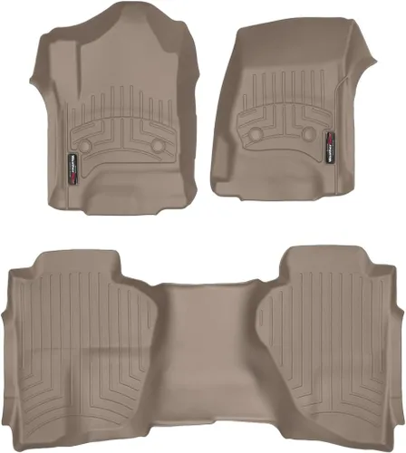 Miniatura 11 de WeatherTech Revestimientos de suelo personalizados para Chevrolet Silverado LD 1500, Sierra 2500HD / 3500HD, Silverado 2500HD/3500HD - 1ª y 2ª fila