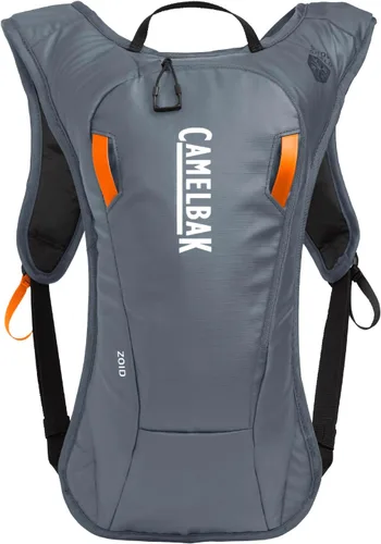 Miniatura 11 de CamelBak Zoid - Paquete de hidratación de nieve con depósito de 70 onzas, perfil bajo, para esquí y snowboard, gris/naranja 2.0