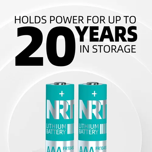 Miniatura 6 de NRT Paquete de 10 pilas AAA triple A de 1.5 V 1200 mAh de mayor duración de potencia AAA de litio baterías, no recargables (10 unidades)