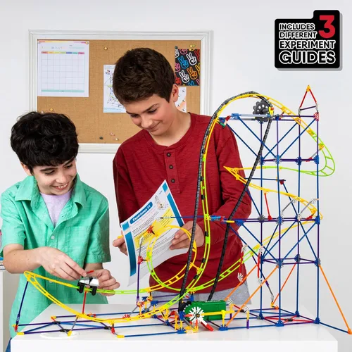 Miniatura 7 de K'NEX Education - Exploraciones STEM: Set de construcción de montaña rusa, 546 piezas, set de construcción creativa, a partir de 8 años