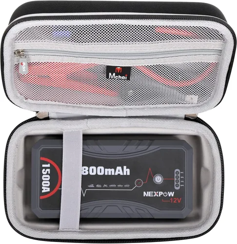 Miniatura 2 de Mchoi Funda de arranque de coche compatible con NEXPOW Jump Starter Q10S, 1500A Peak, solo funda