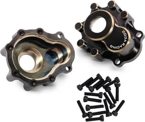 Miniatura 2 de Cubierta de caja de engranajes de carcasa de transmisión de portal exterior de latón para 1/10 RC Crawler Car TRX4 TRX6 Piezas de actualización