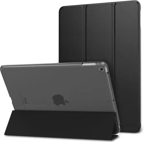 Miniatura 21 de MoKo Funda para iPad 9.7 2018/2017 de 5ª / 6ª Generación - Funda delgada y ligera con soporte para Smartphone con parte trasera translúcida