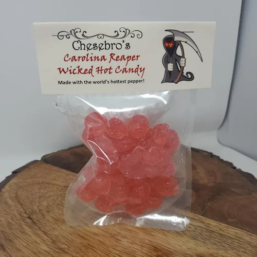 Miniatura 5 de Carolina Reaper - Gotas de caramelo duro picantes cocidas en hervidor