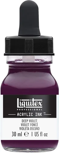 Miniatura 47 de Liquitex - Pintura acrílica profesional INK! Jarro de 1 onza, color blanco de titanio Bronce Rico Iridiscente