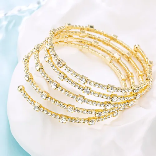 Miniatura 6 de Gold Bracelets for Women, Dainty Bracelets for Women Trendy, 14K Real Gold Bracelets Stack With Heart, Beaded, Cuban, Paperclip, Snake, Rope, Pearl